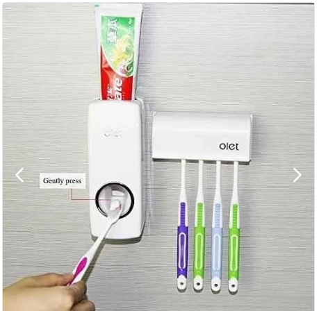 ✨DISPENSADOR DENTAL DE CREMA Y CEPILLOS ✨