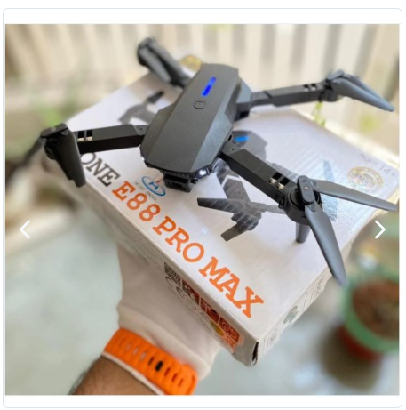 ✨DRONE E88 PROMAX CON 2 CAMARAS + 2 BATERIAS 4KColor + MALETA ✨