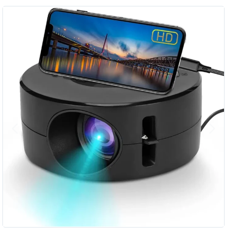 Mini Proyector LED Portátil HD - Conectado en el movil