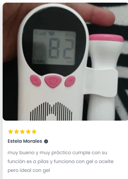 Monitor de sonar Doppler fetal Audífono INALAMBRICO
